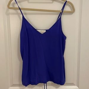 Rory Beca Silk Camisole - Royal Blue - Size XS